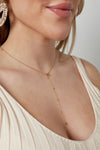 Long necklace amour - Gold color