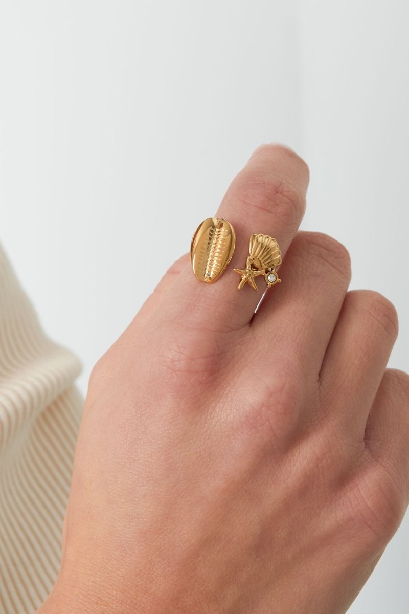 Ocean Breeze ring - Justerbara ringar - GÅVA TRYCK
