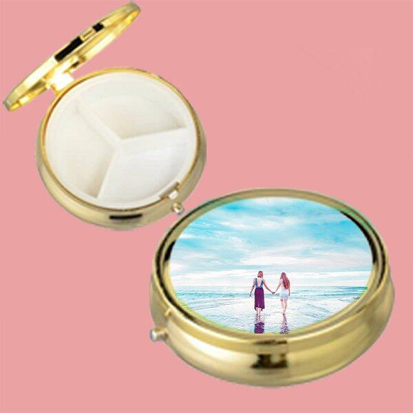 Personalized Round box gold