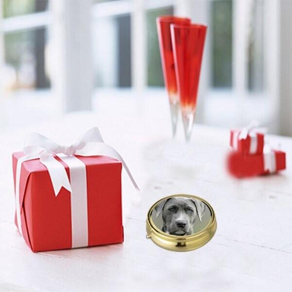 Personalized Round box gold