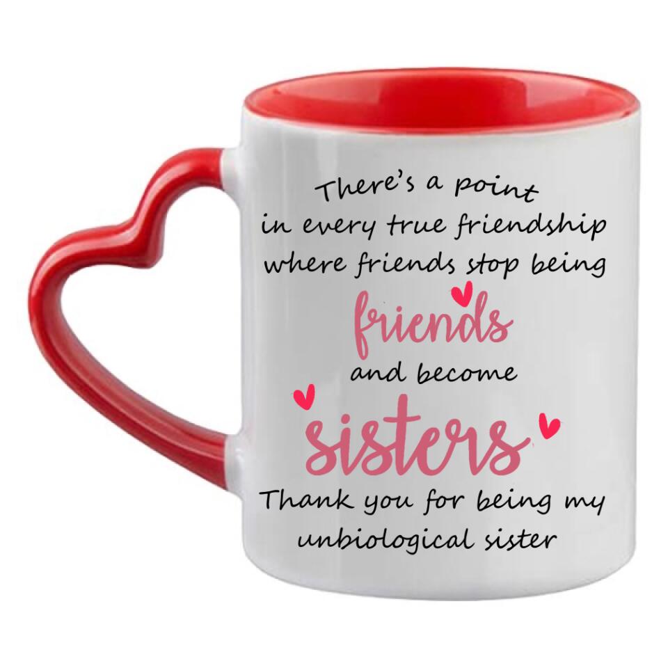 Syster och bästa vän personlig mugg