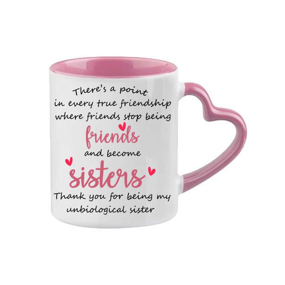 Syster och bästa vän personlig mugg