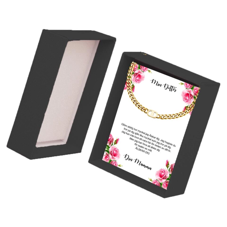 Halsband med personlig text - BFF