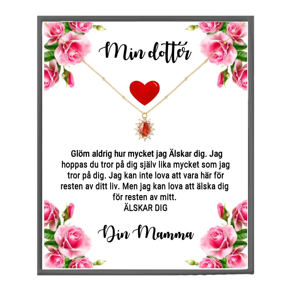 Halsband med personlig text