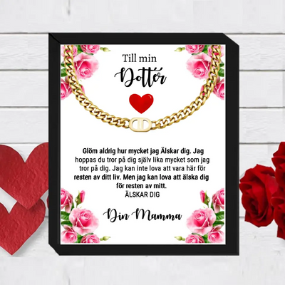 Halsband med personlig text