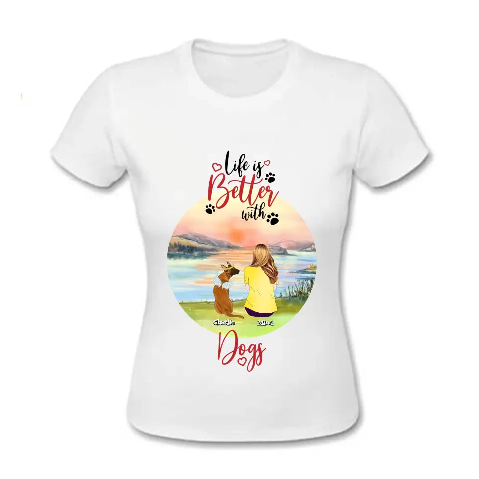 Personlig T-Shirt för hund- och kattmamma