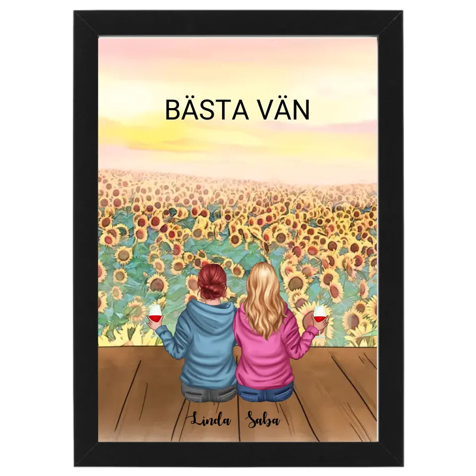 2 vänner personlig poster