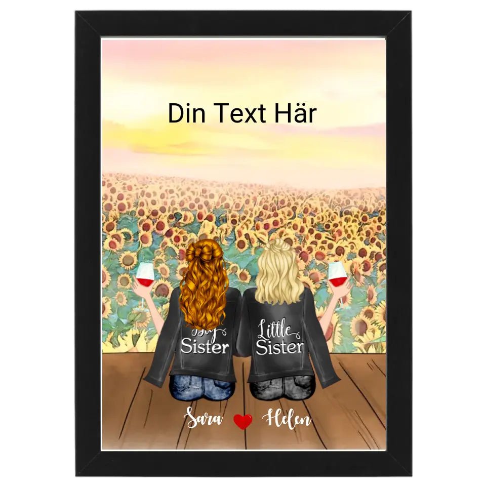 2 vänner poster - GÅVA TRYCK
