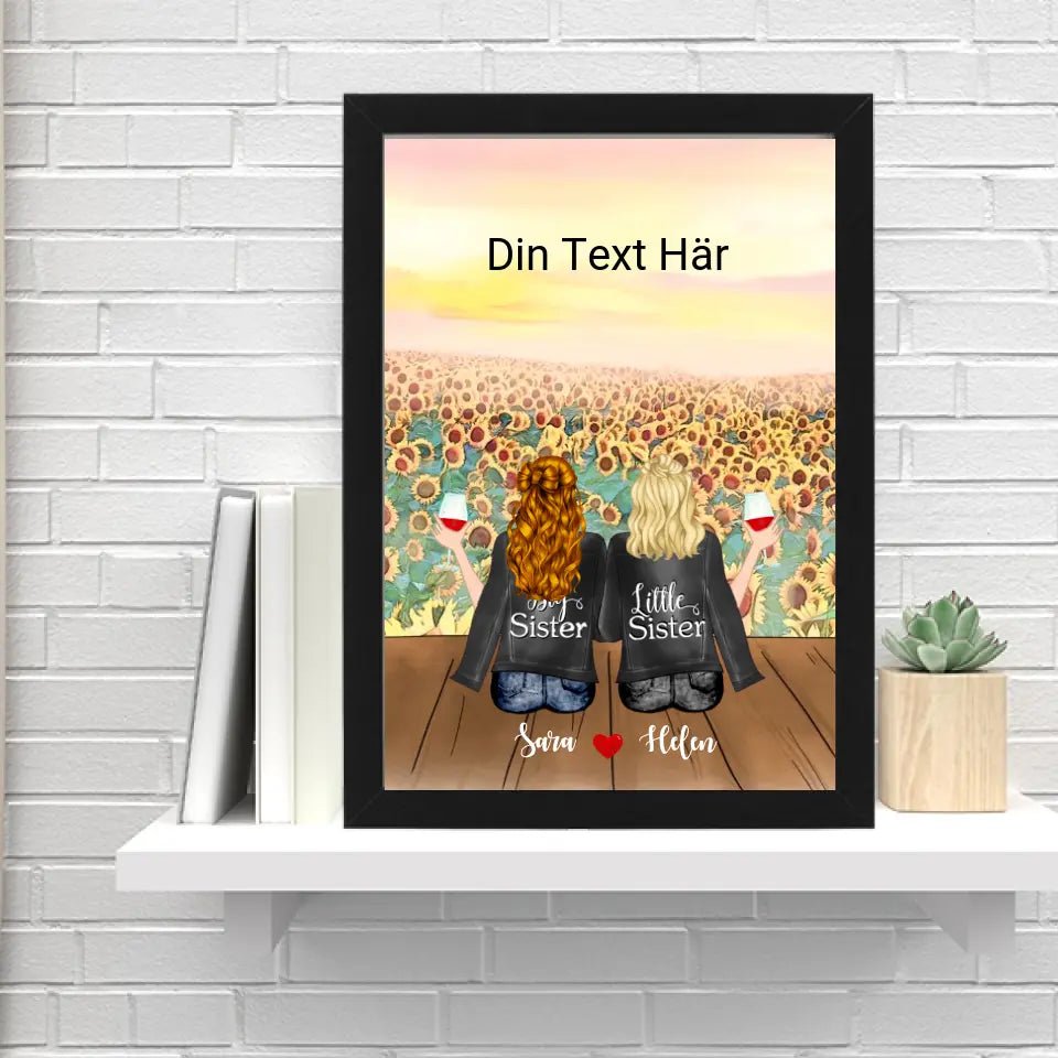 2 vänner poster - GÅVA TRYCK
