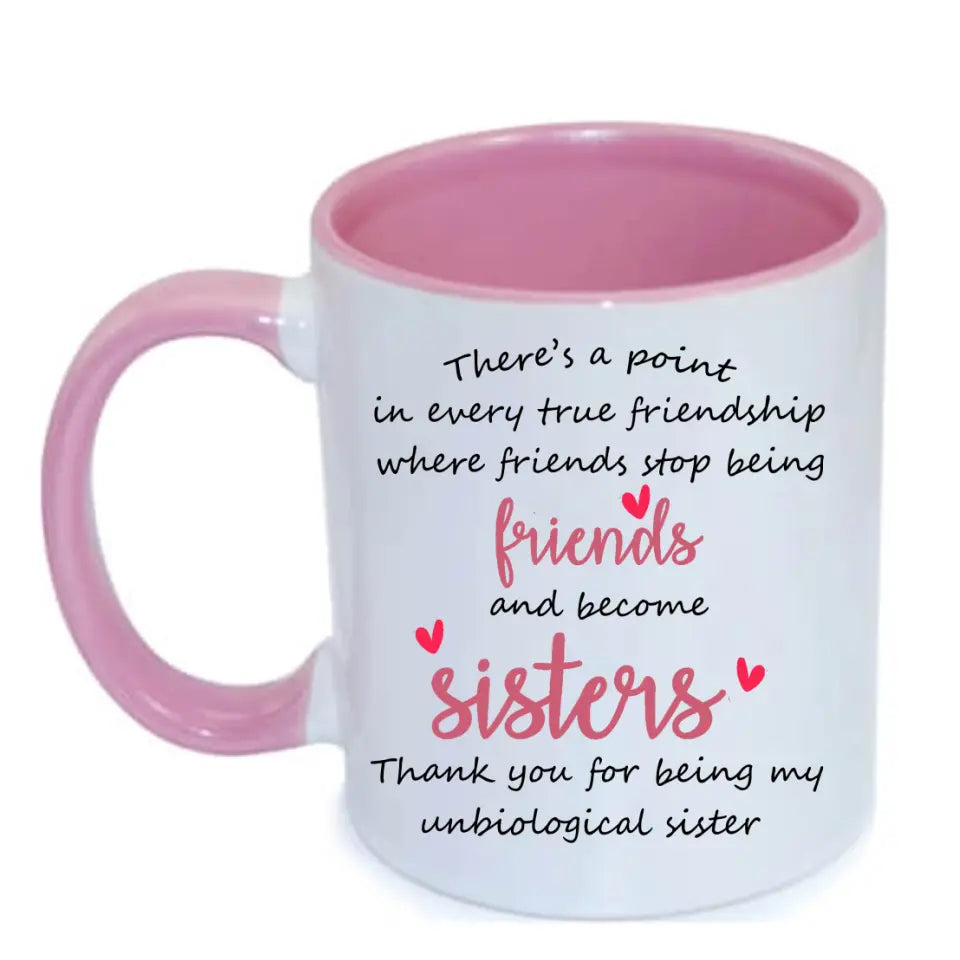 Syster och bästa vän personlig mugg