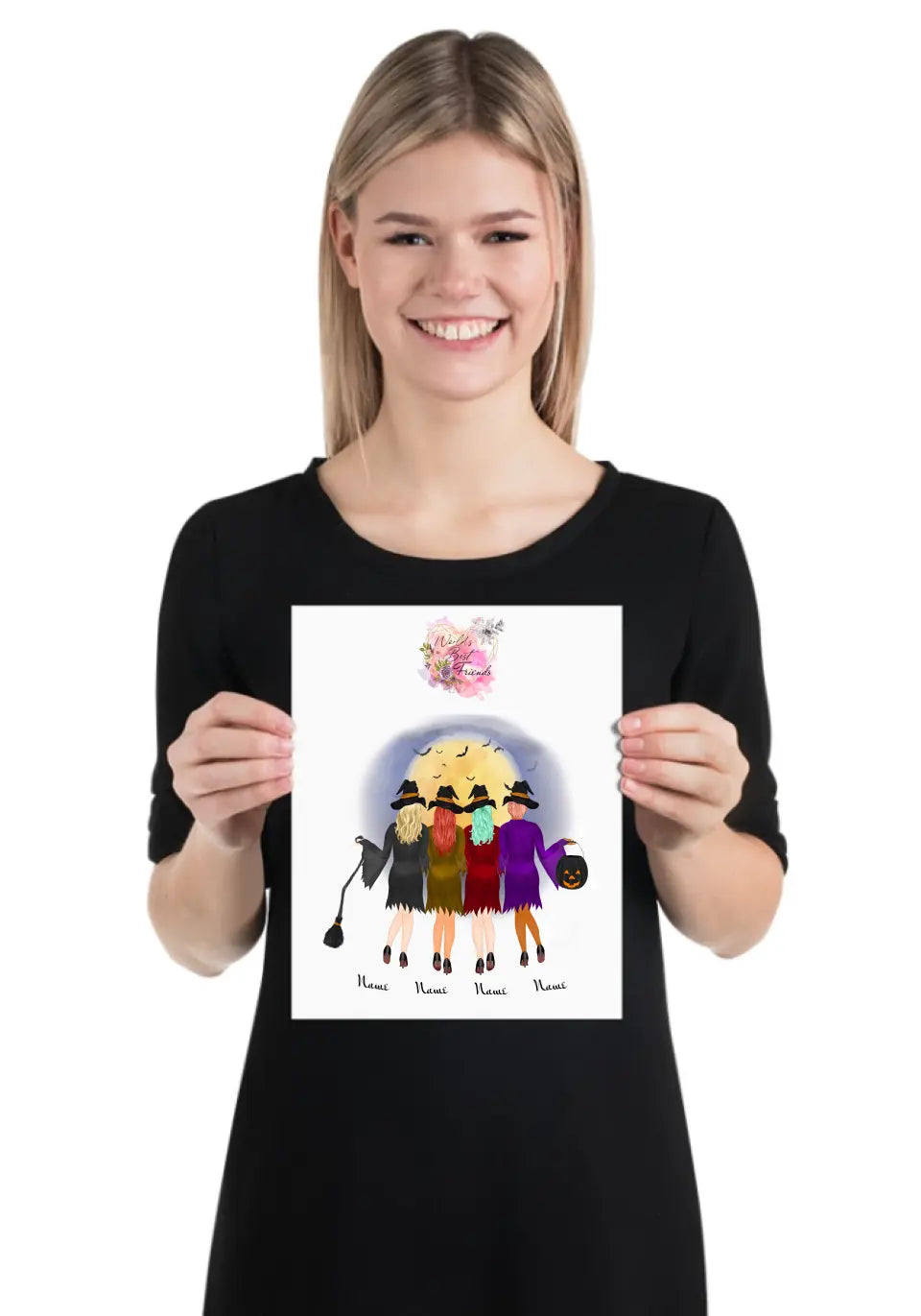 4 Vänner Personlig affisch