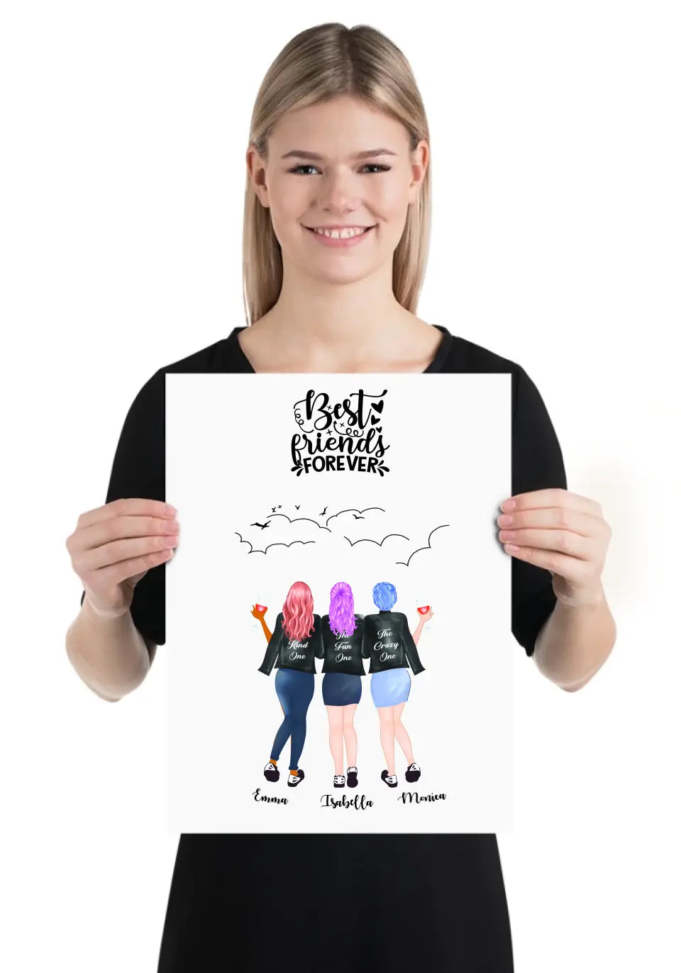 3 vänner  personliga poster