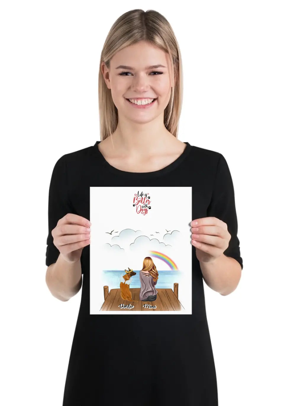 Hundmamma/kattmamma 1, 2, 3 & 4 husdjur poster