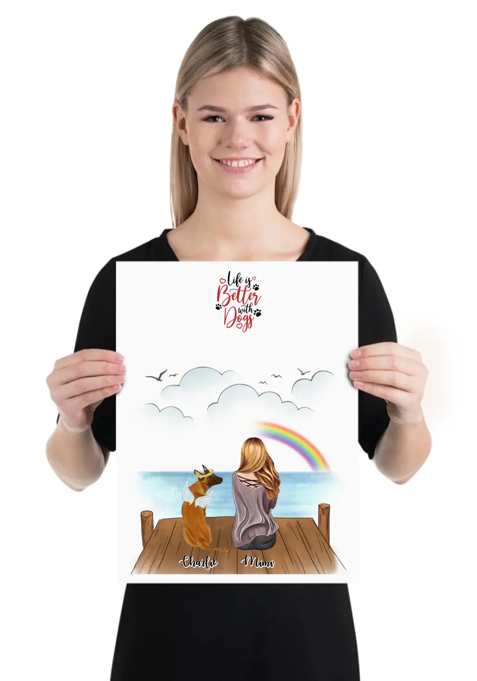 Hundmamma/kattmamma 1, 2, 3 & 4 husdjur poster