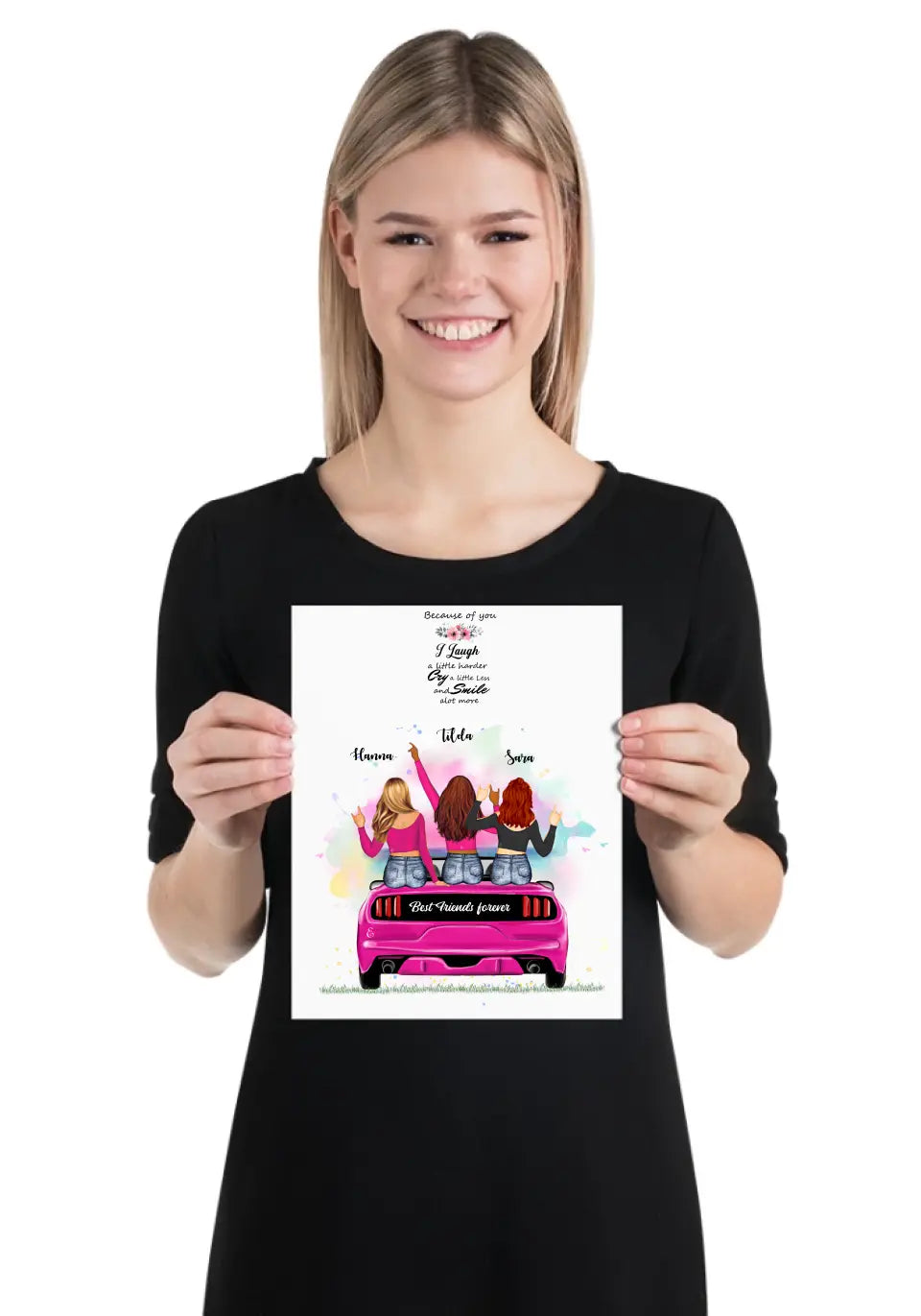 Personliga poster -3 Syster & Bästa Vän poster