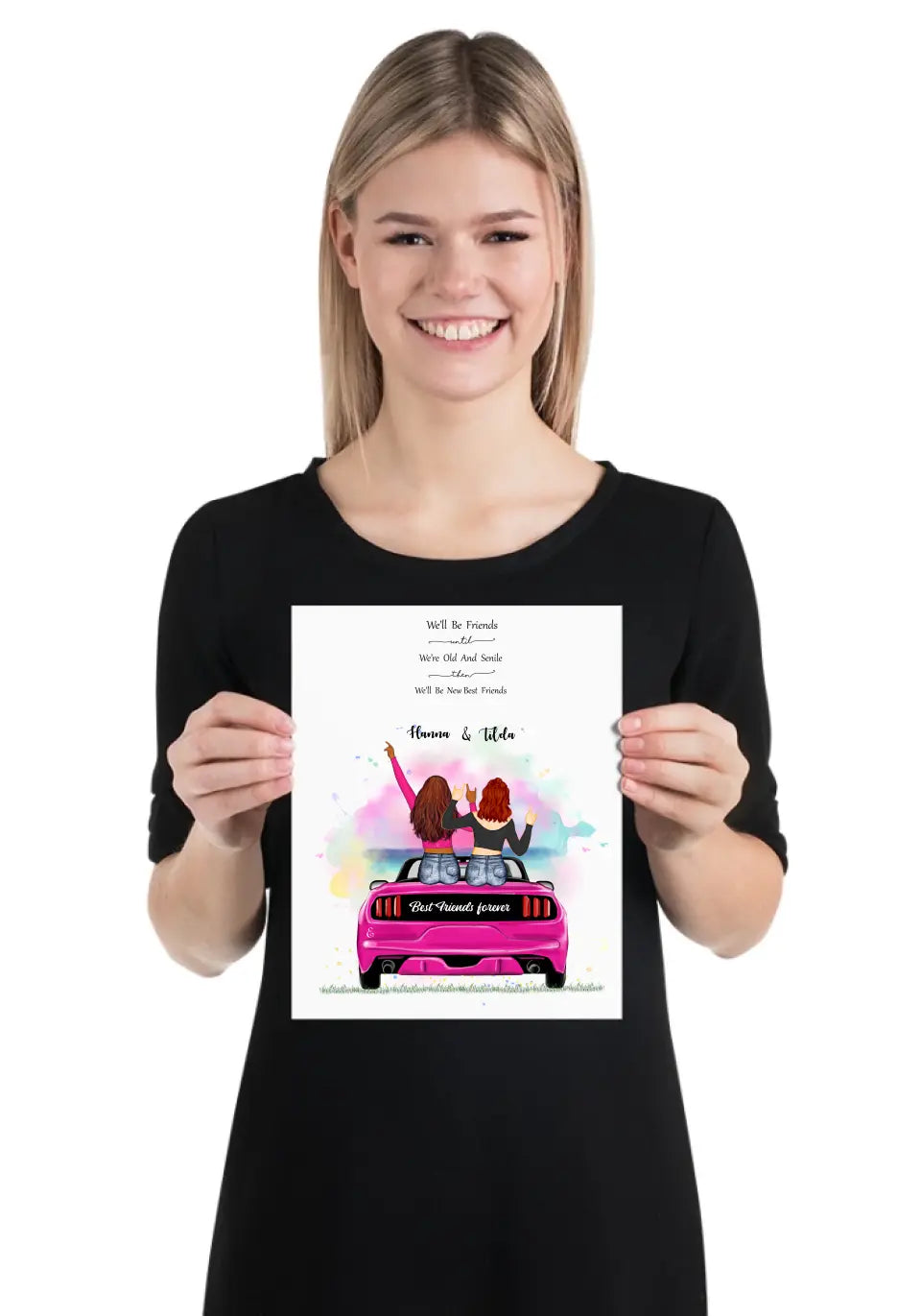 Syster och bästa vän poster.