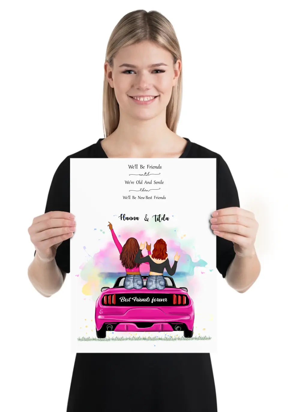 Syster och bästa vän poster.