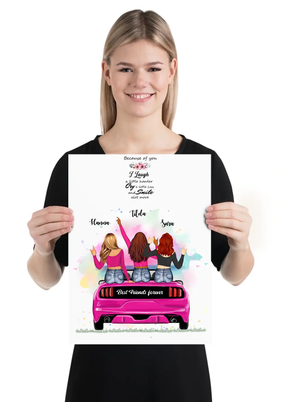 Personliga poster -3 Syster & Bästa Vän poster