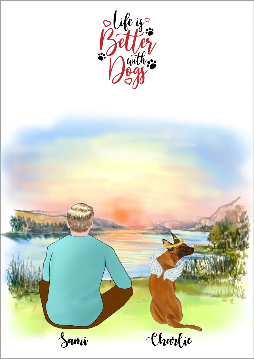 Hund & katt poster personlig