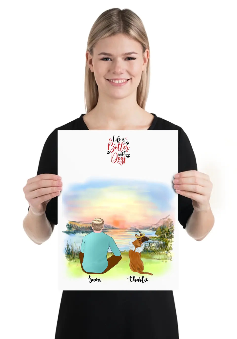 Hund & katt poster personlig