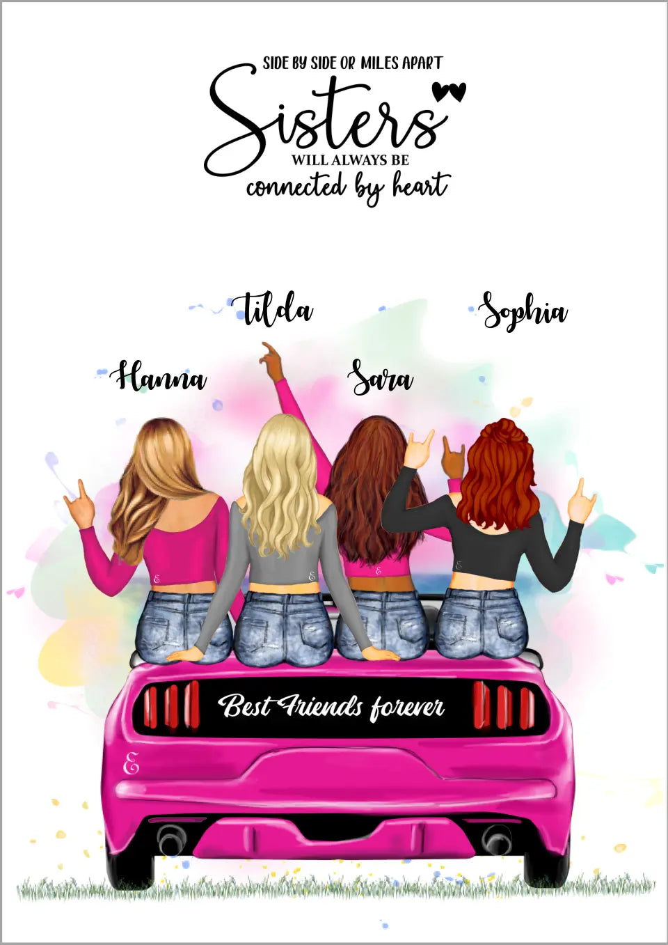 4 Bästa vänner affisch