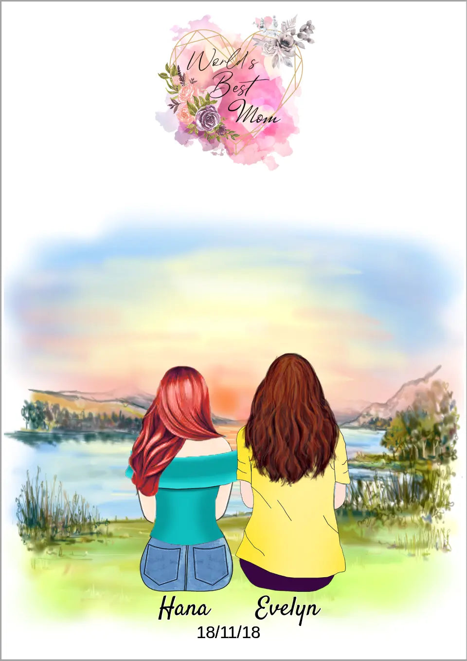 bästa mamma för evigt affisch