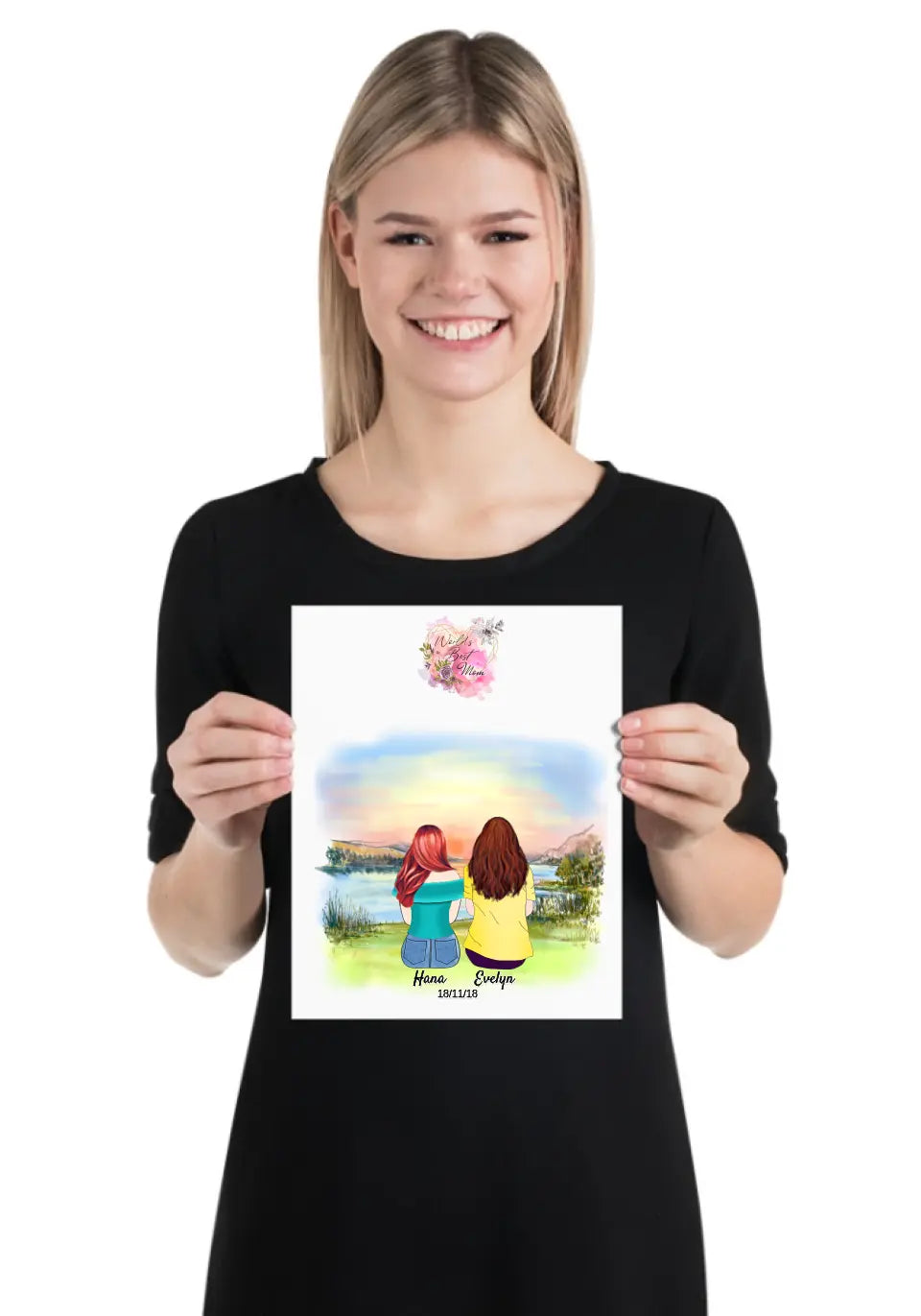 bästa mamma för evigt affisch