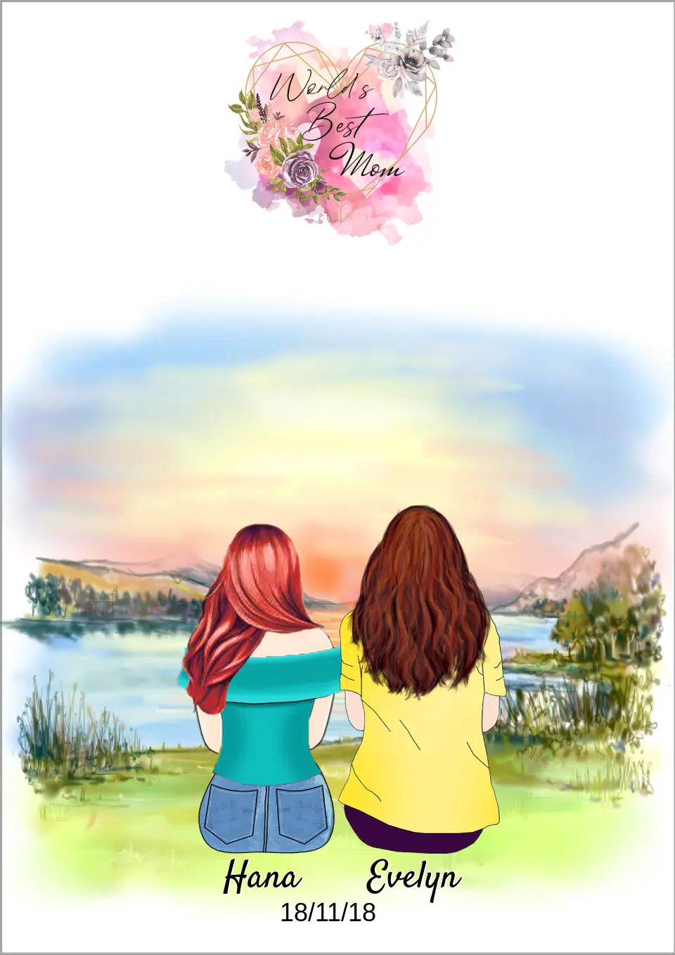 bästa mamma för evigt affisch