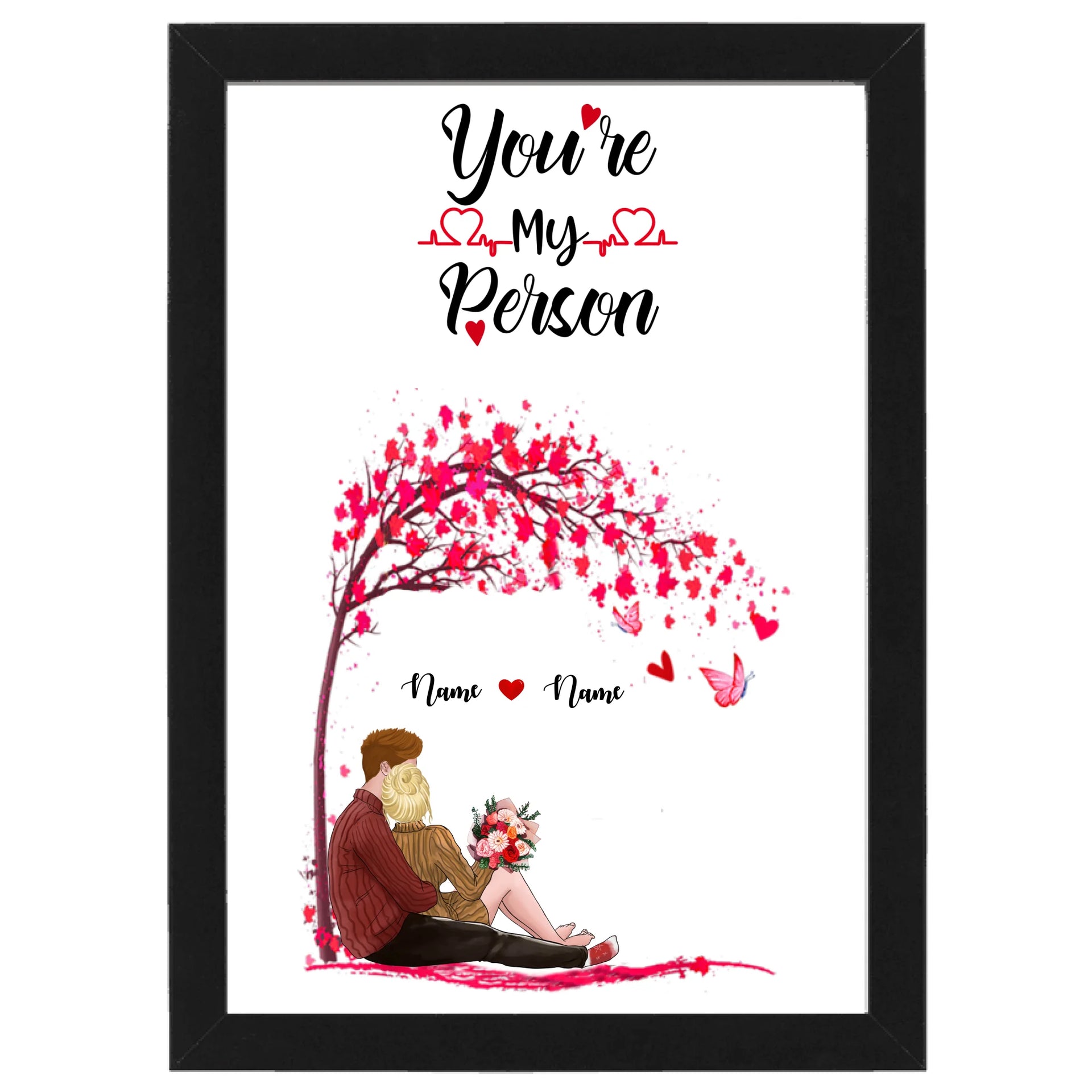 Par personlig affisch