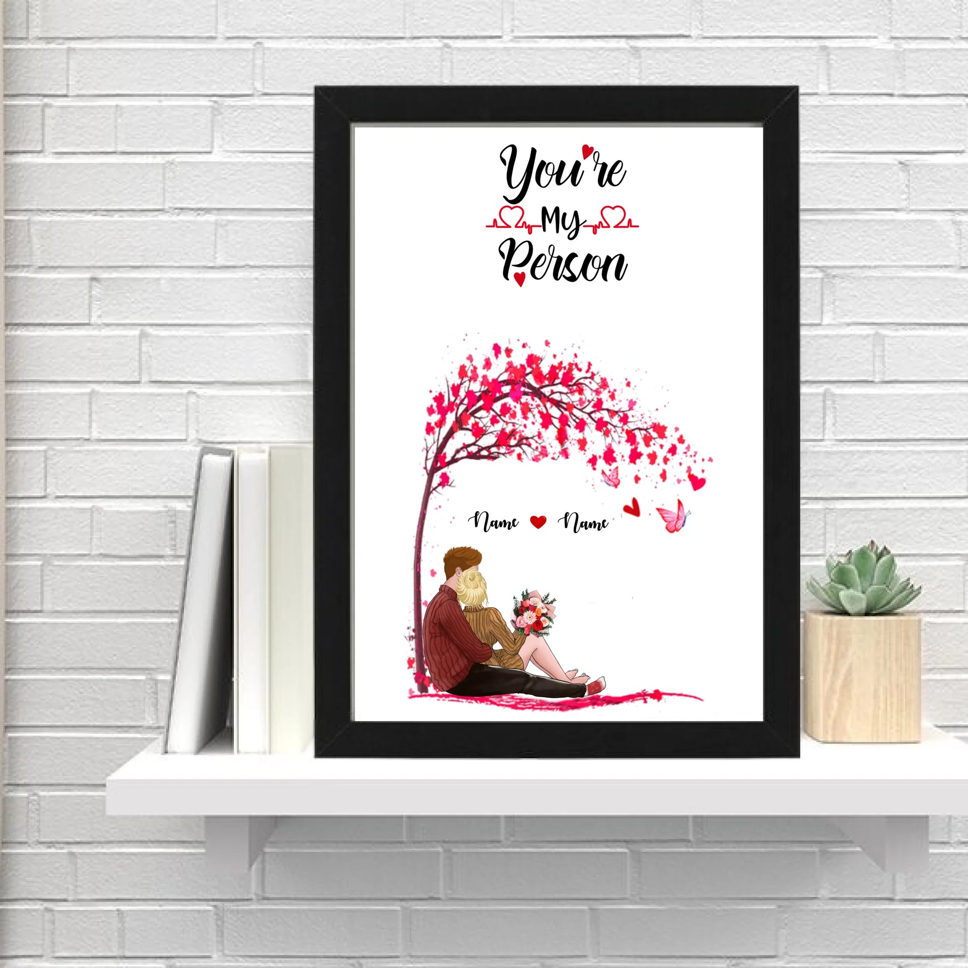 Par personlig affisch