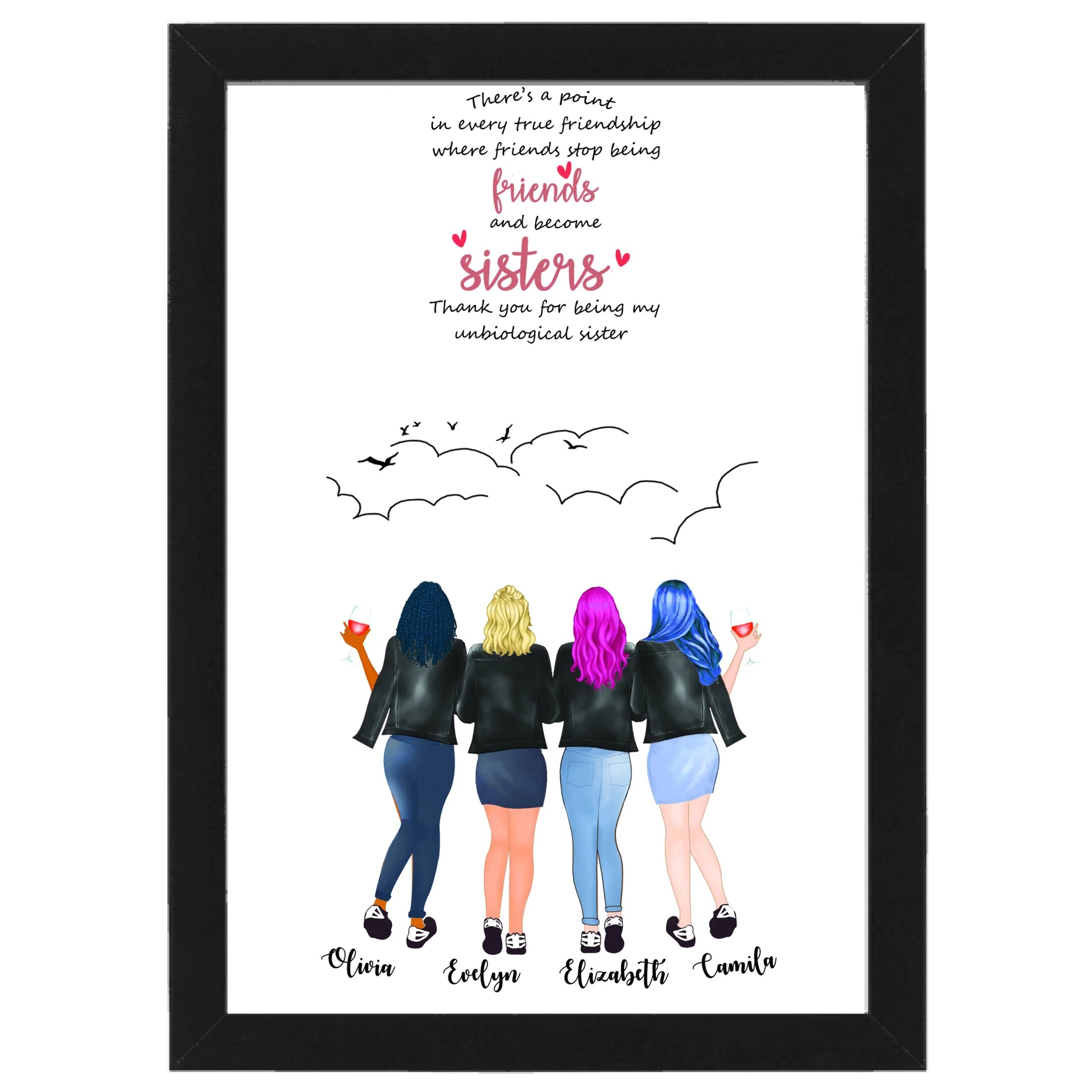 4 Bästa vänner affisch