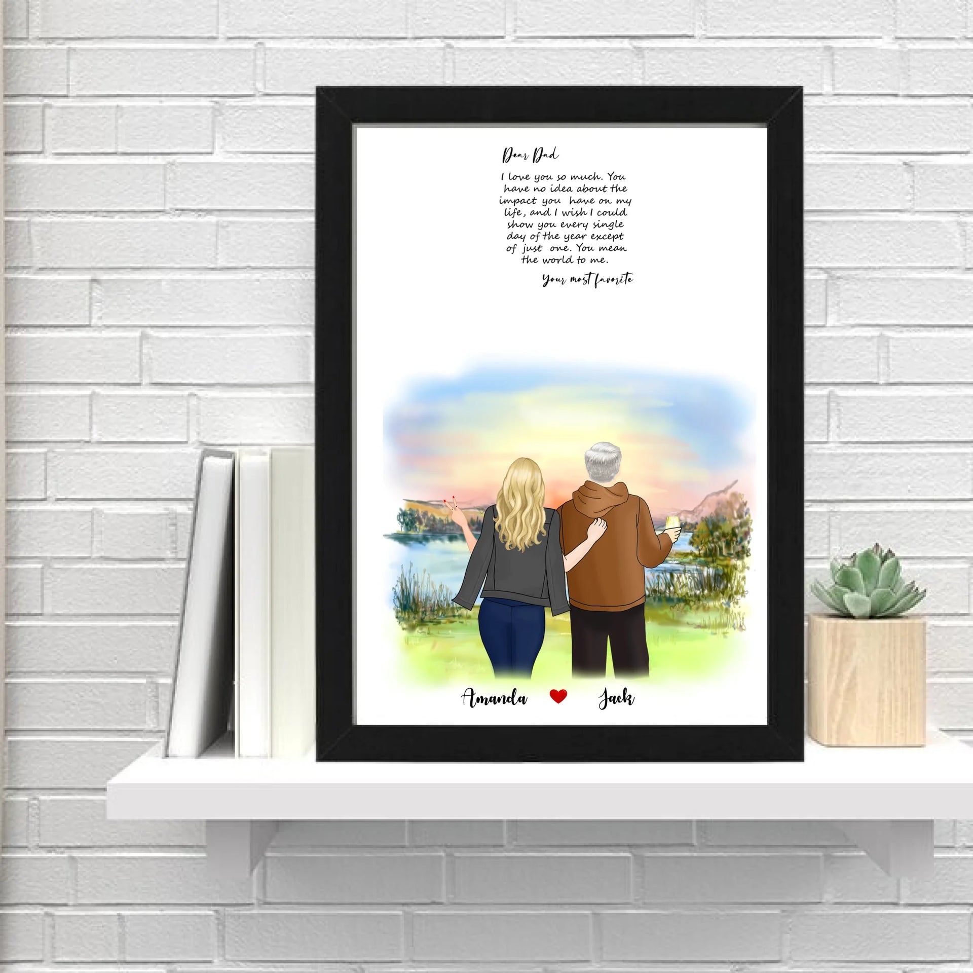 Bästa pappa för evigt fotoram