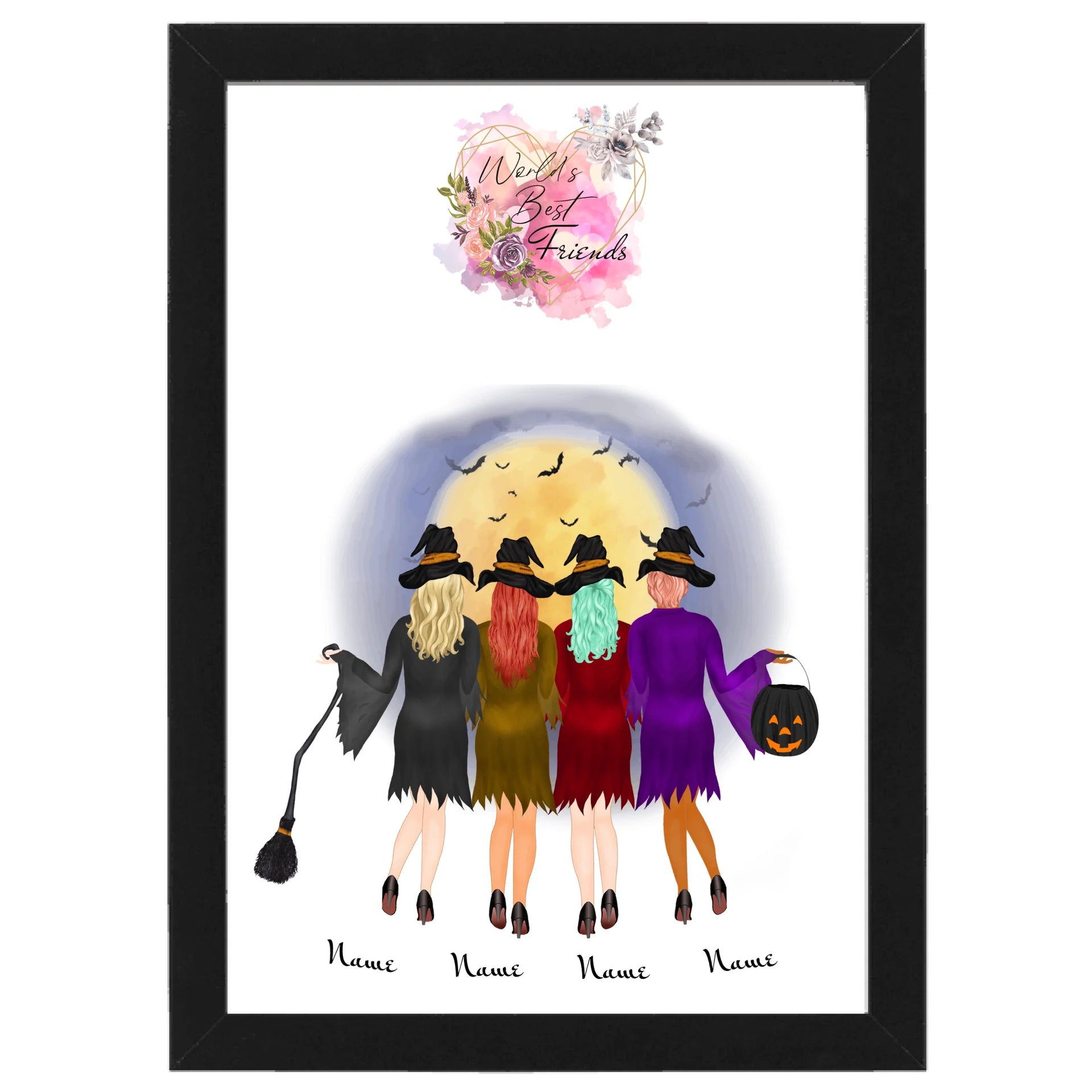 4 Vänner Personlig affisch