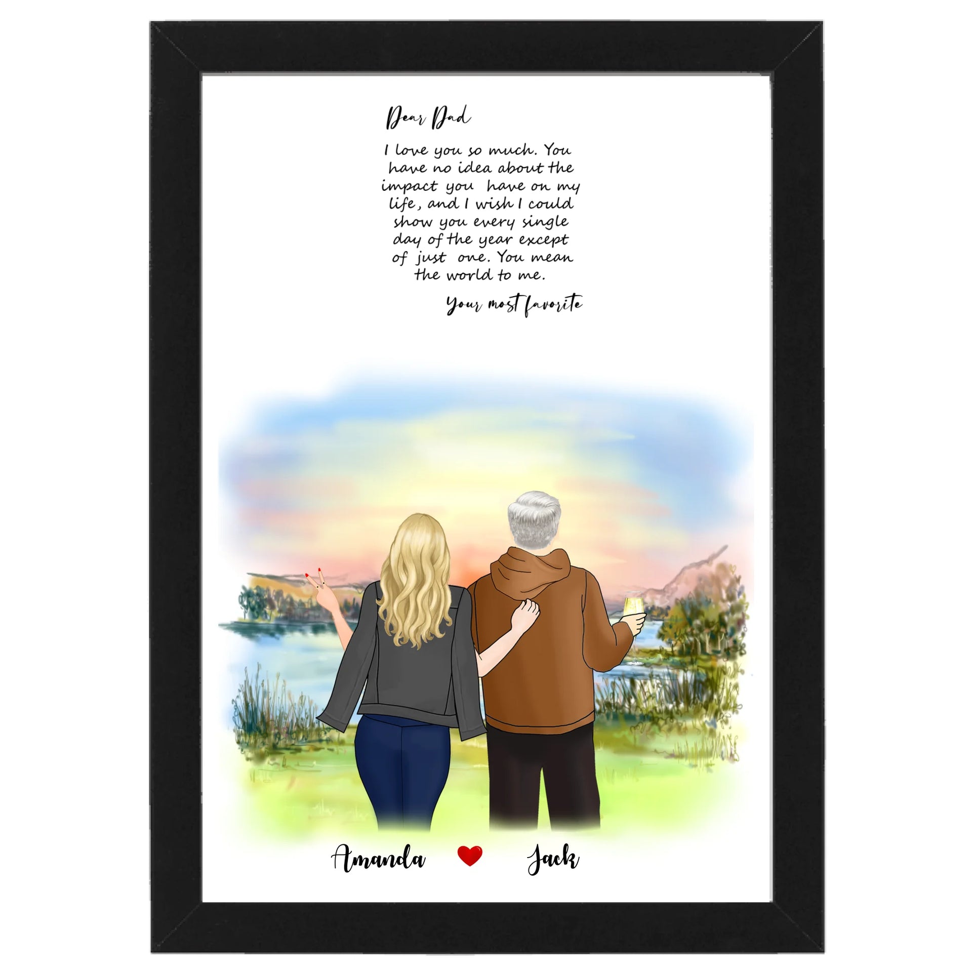 Bästa pappa för evigt fotoram