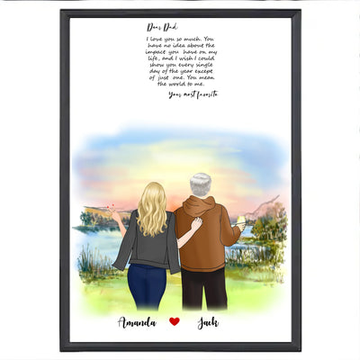 Bästa pappa för evigt fotoram