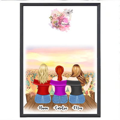 3 Systrar personlig affisch