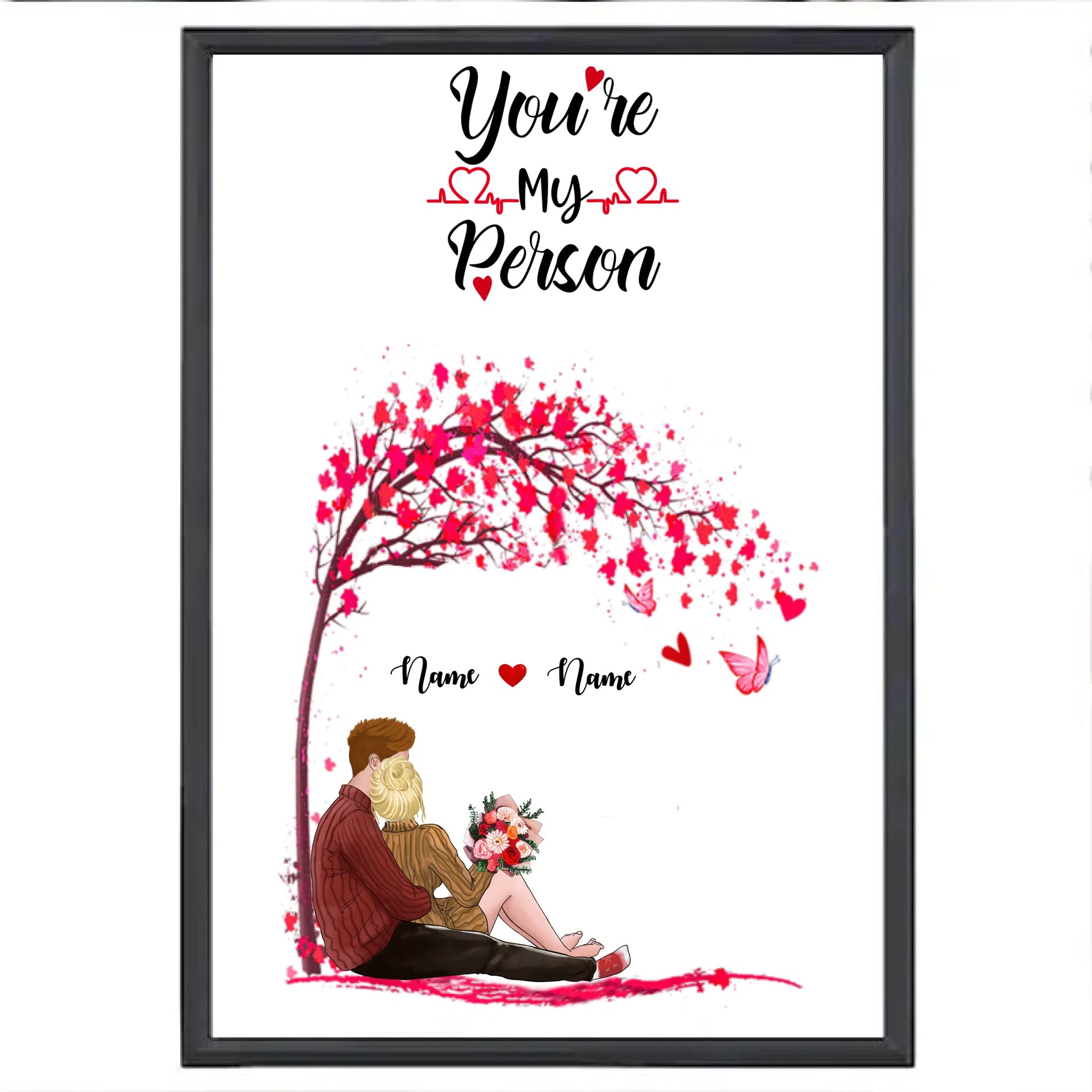 Par personlig affisch