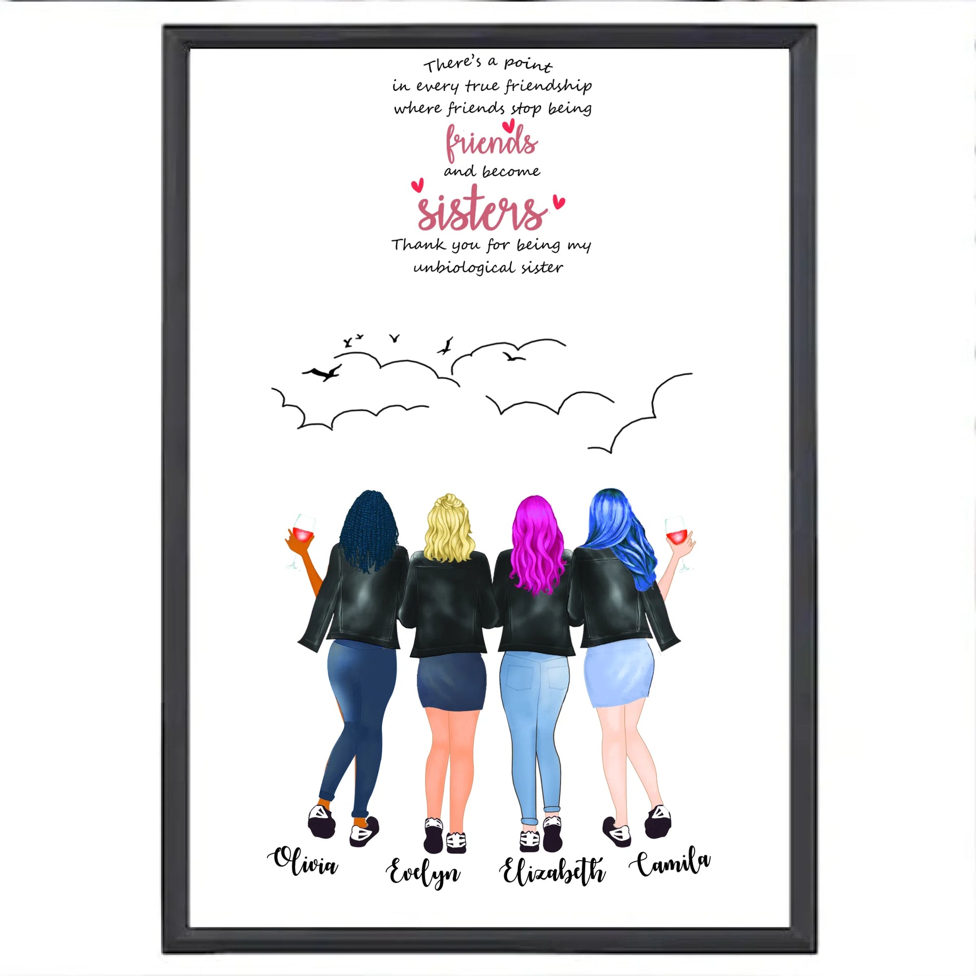 4 Bästa vänner affisch