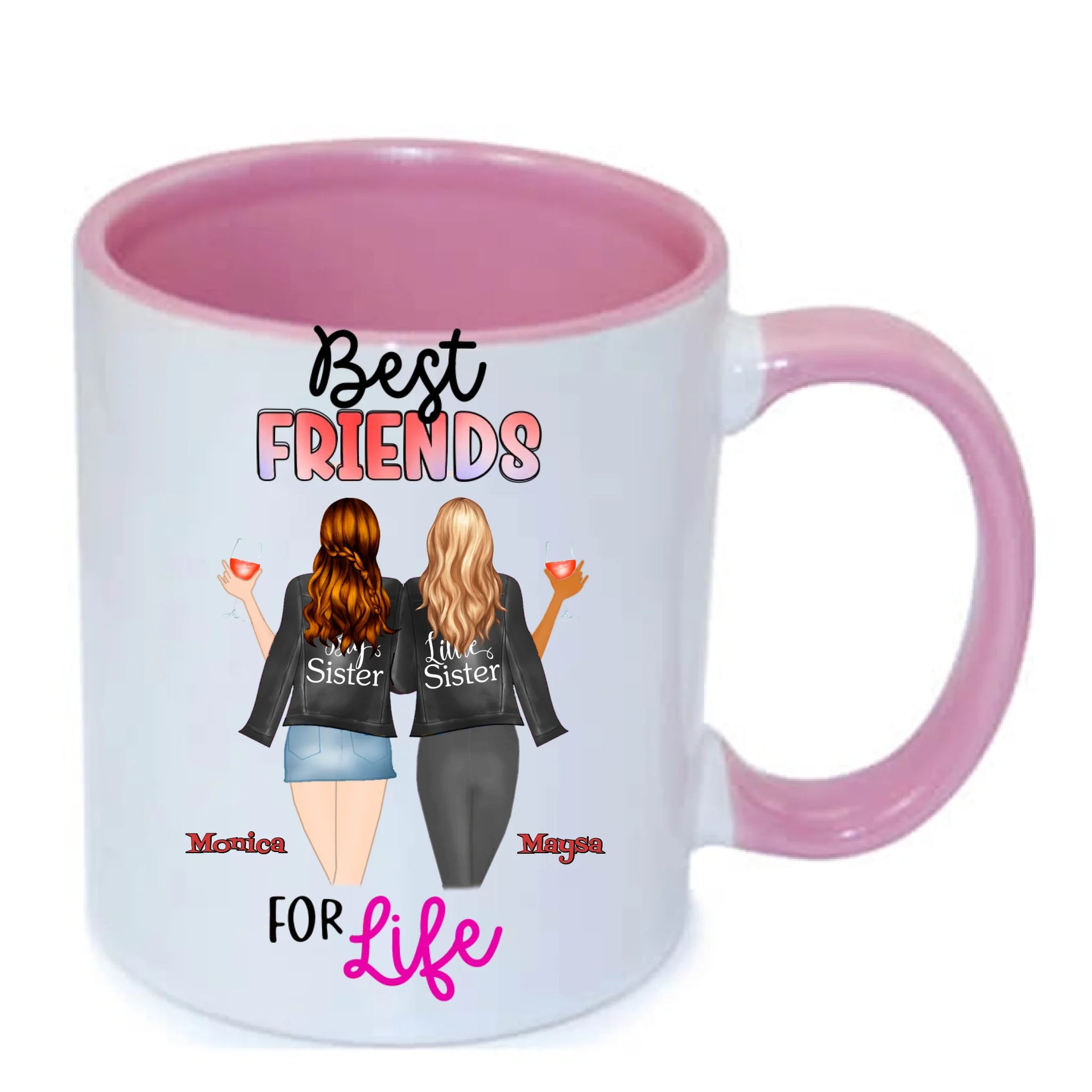 Personlig mugg-Best friends for live