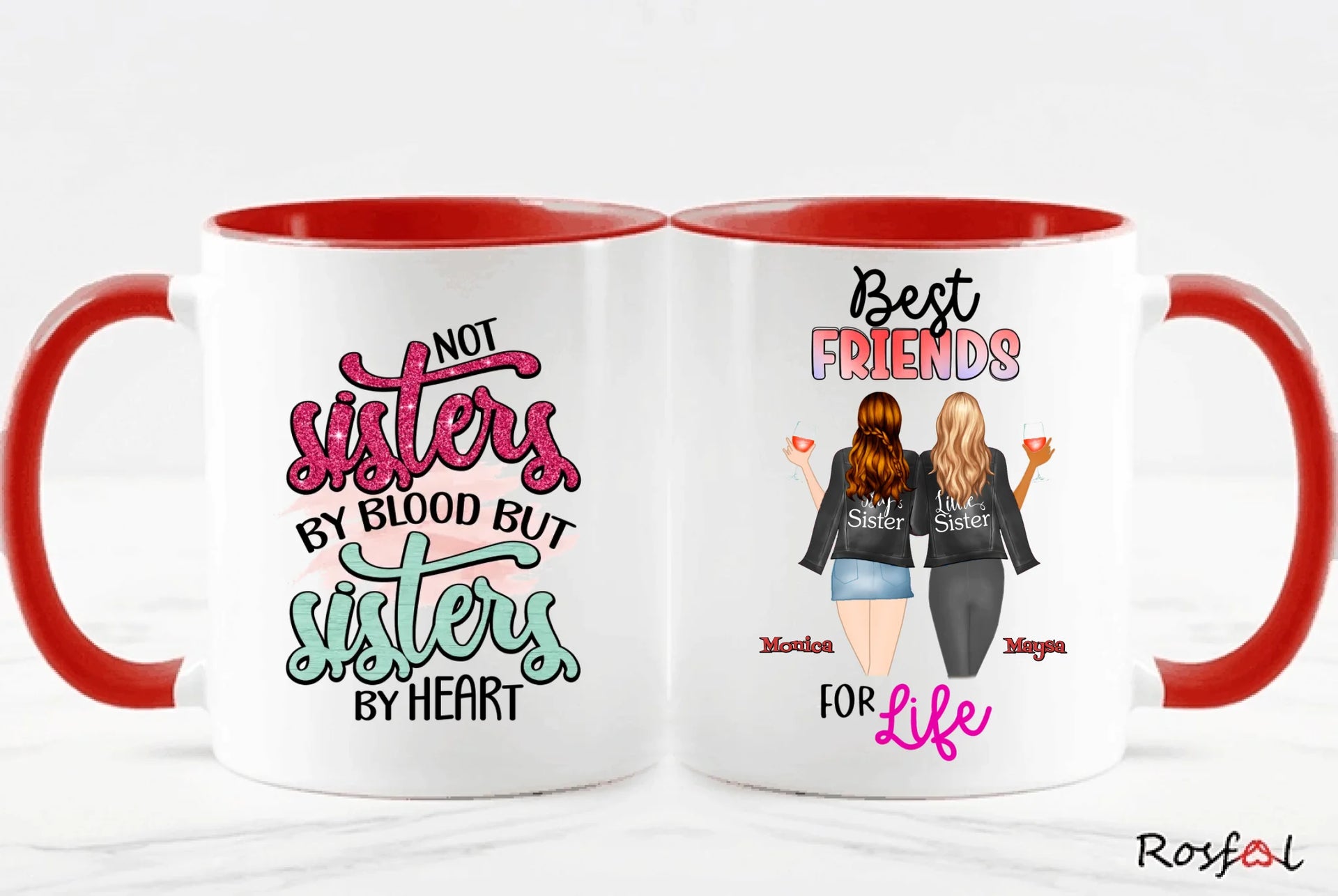 Personlig mugg-Best friends for live