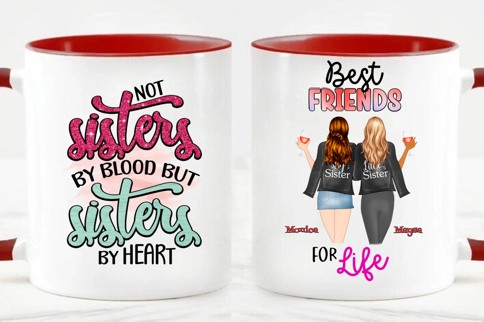 Personlig mugg-Best friends for live