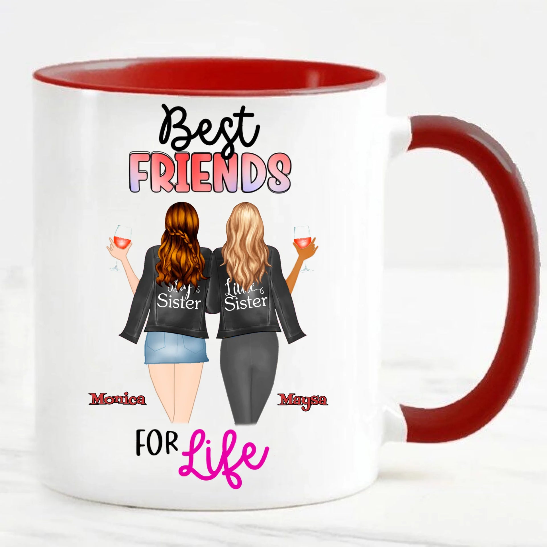 Personlig mugg-Best friends for live