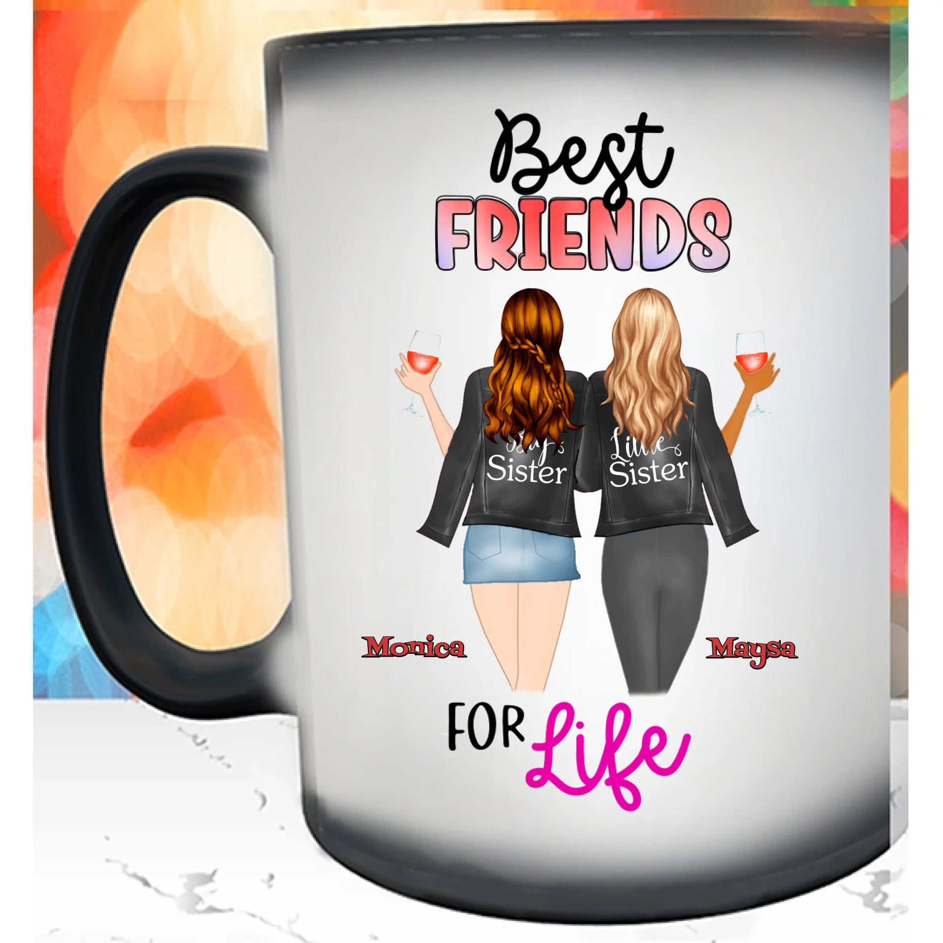 Personlig mugg-Best friends for live