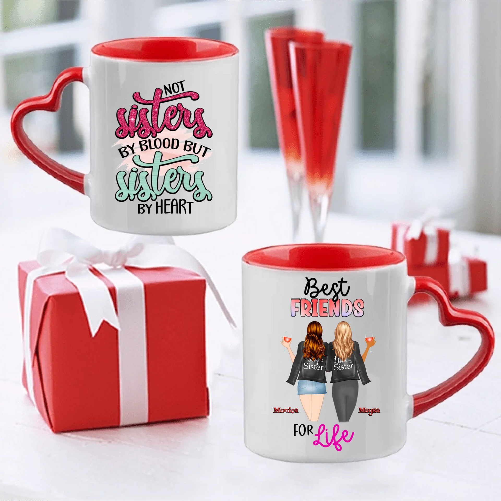 Personlig mugg-Best friends for live