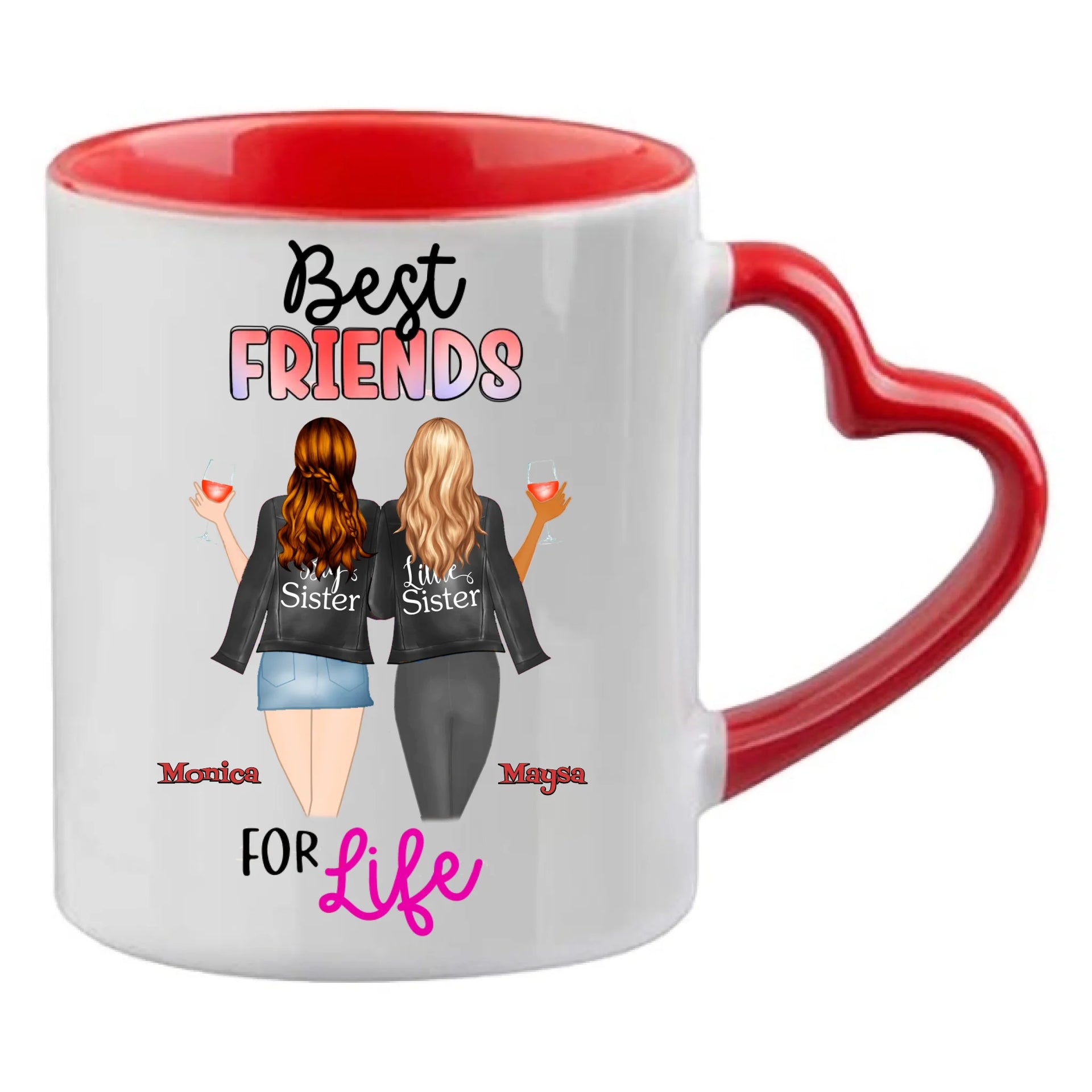 Personlig mugg-Best friends for live