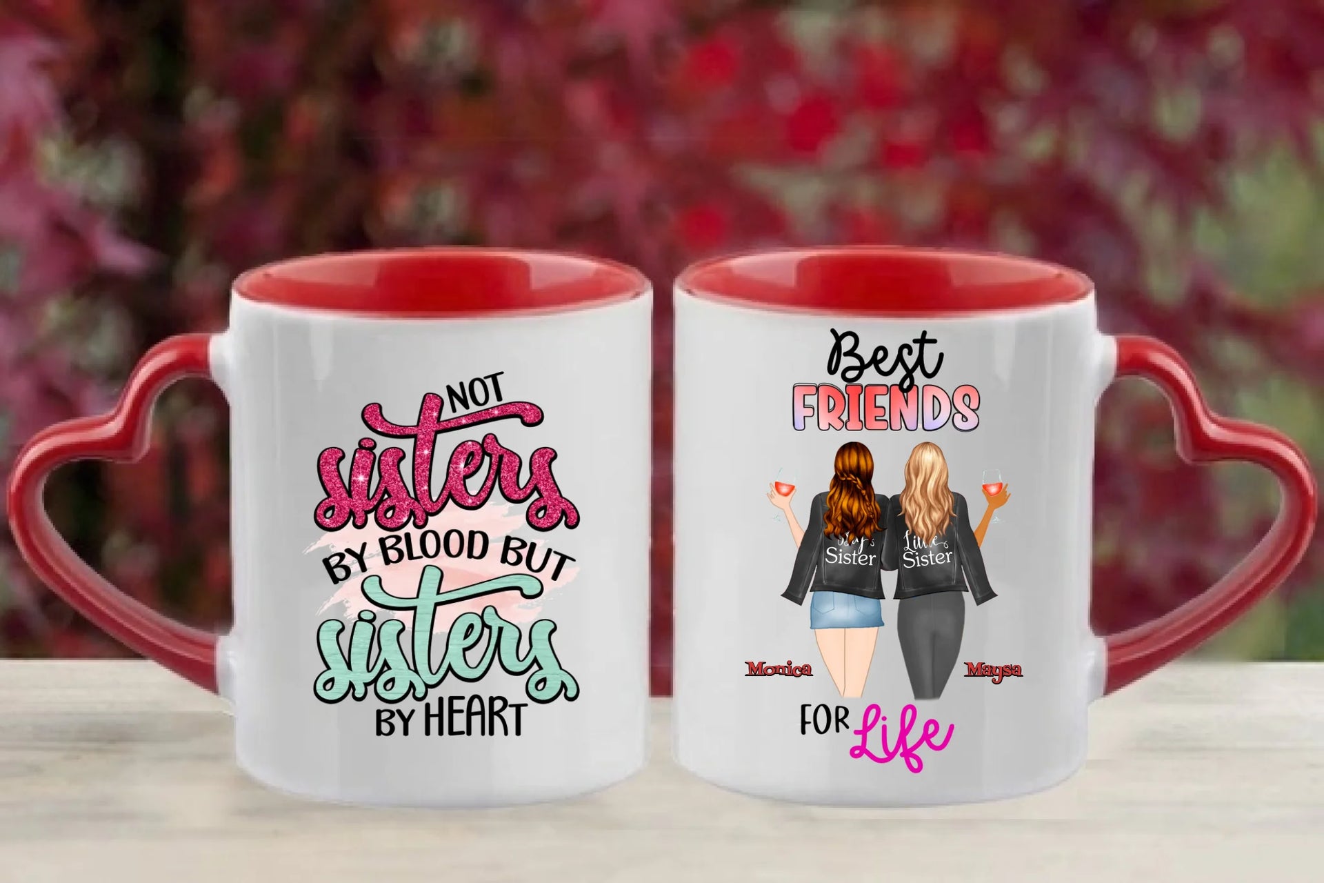 Personlig mugg-Best friends for live