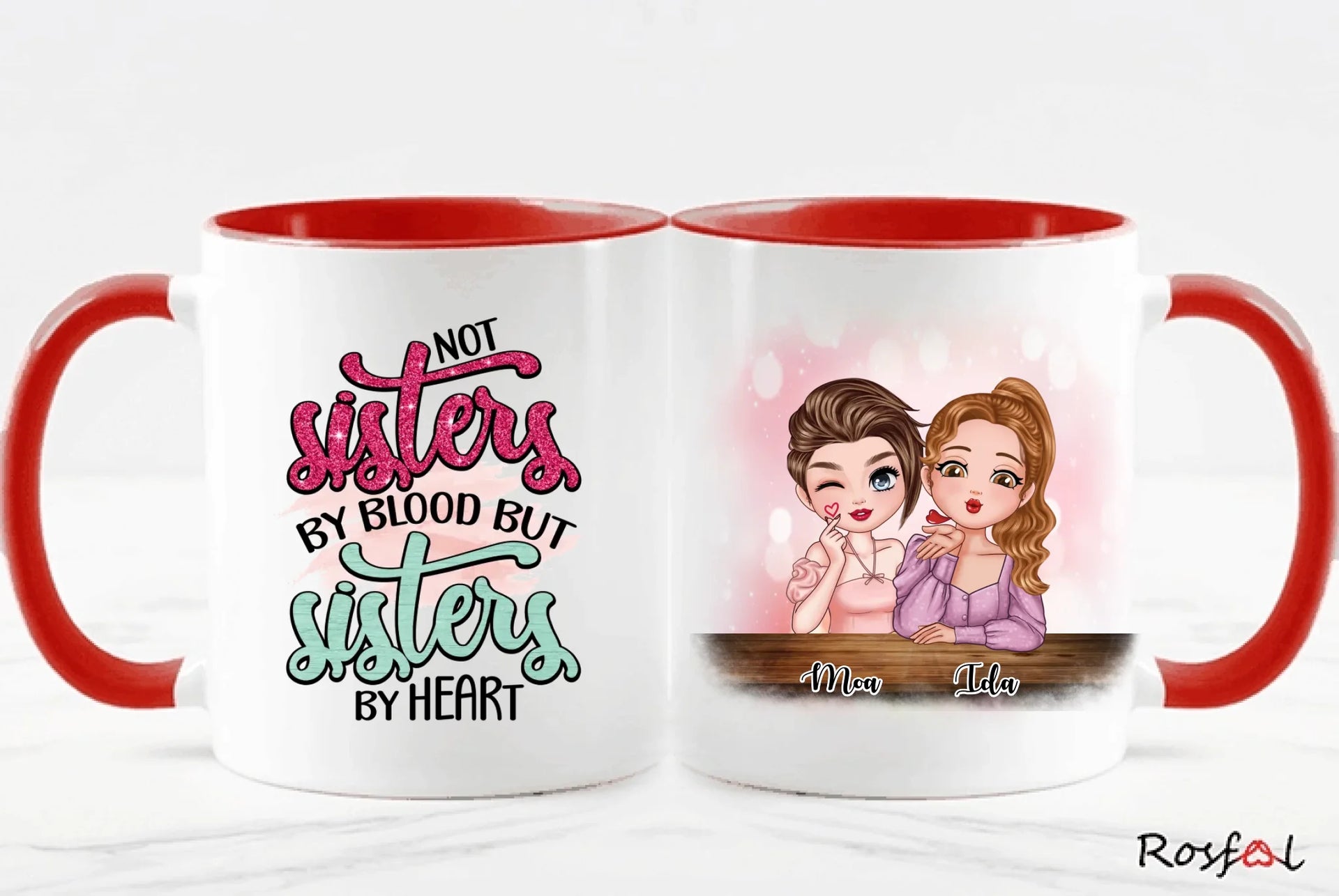 Bästa vän personliga muggar