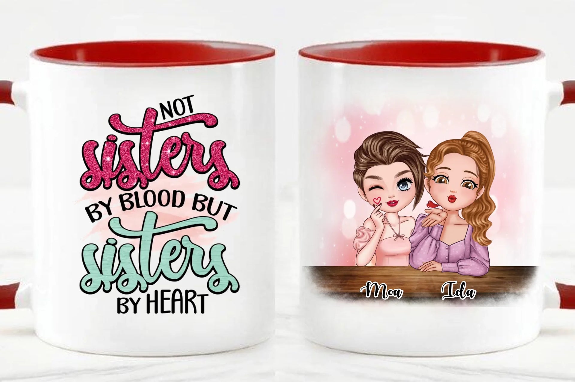 Bästa vän personliga muggar