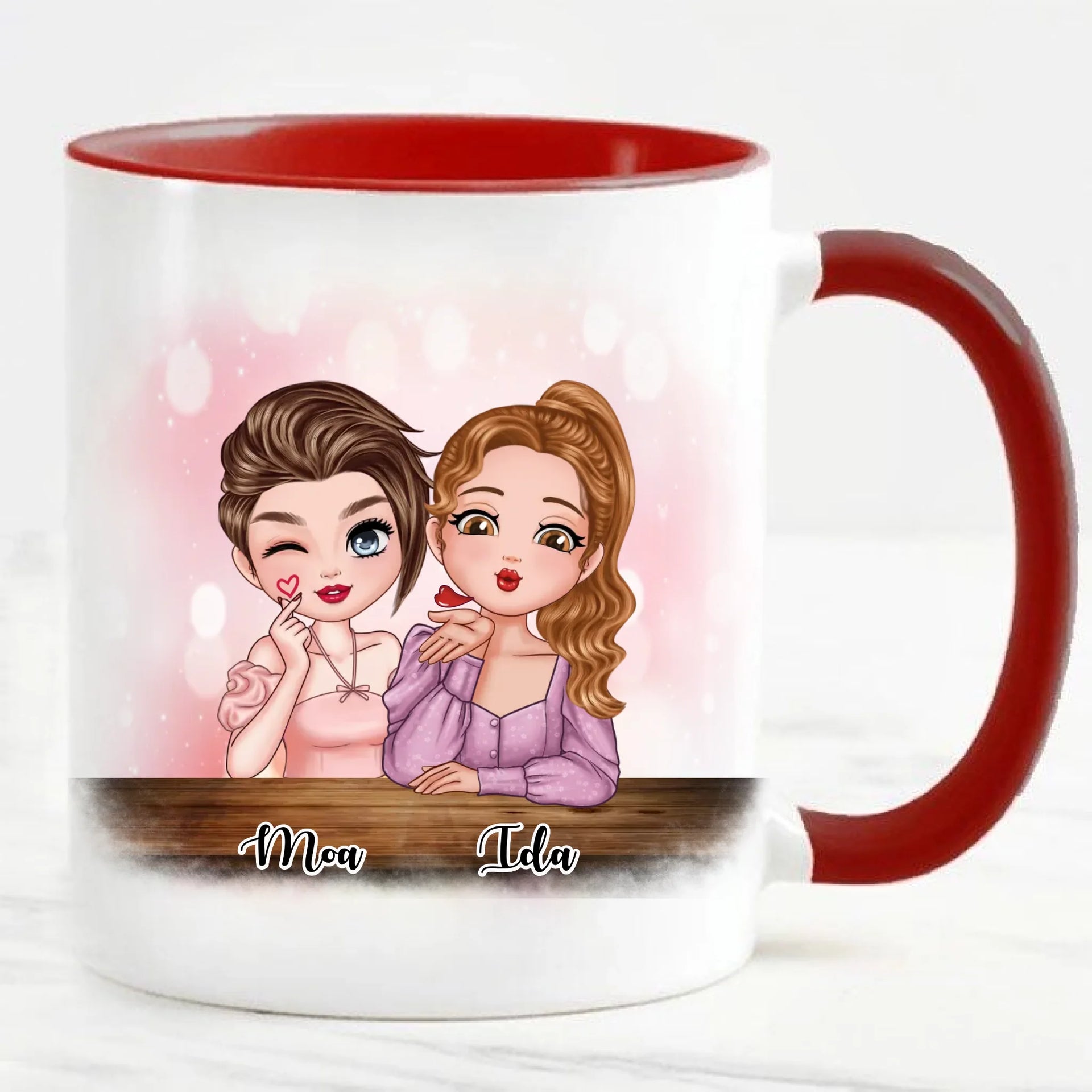 Bästa vän personliga muggar