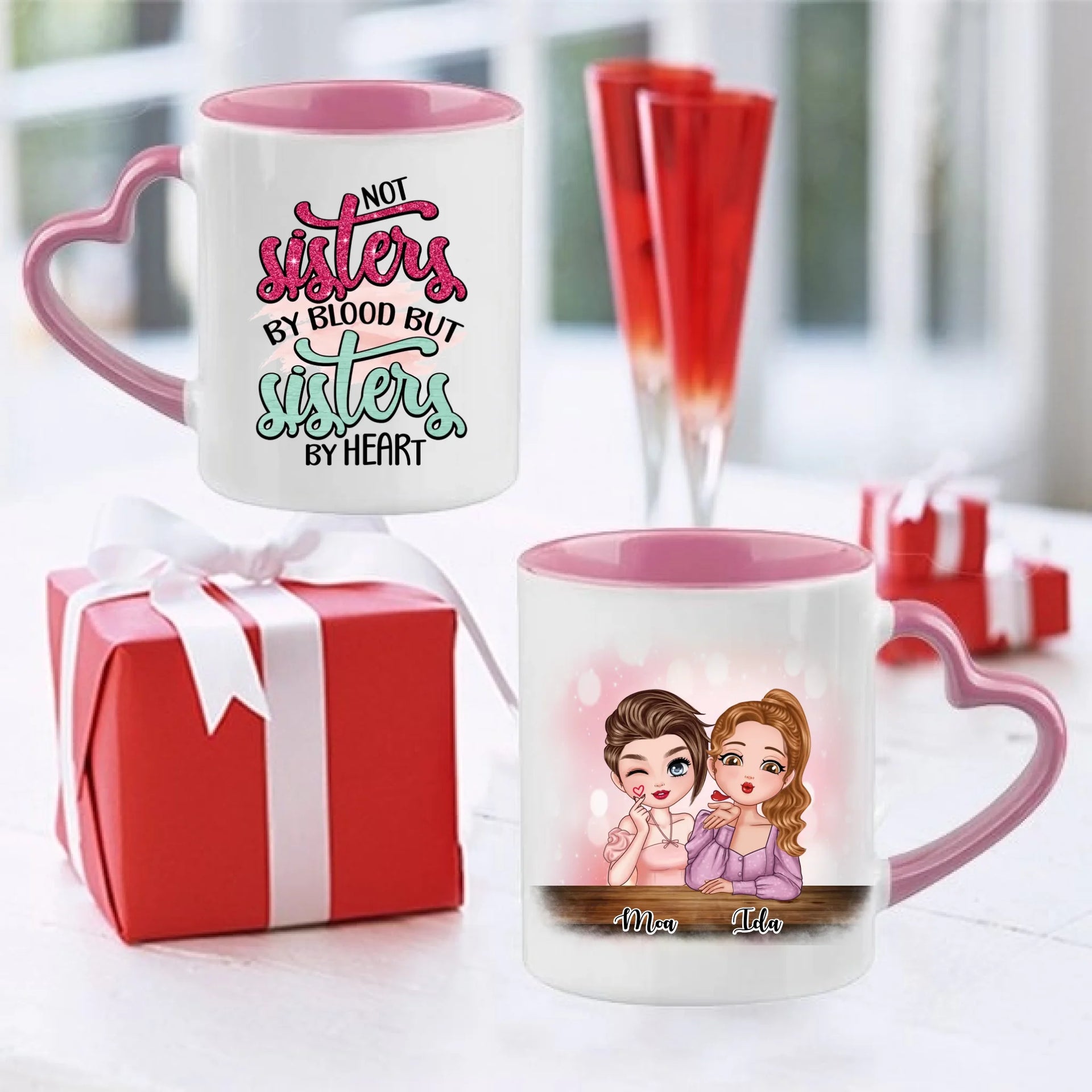 Bästa vän personliga muggar